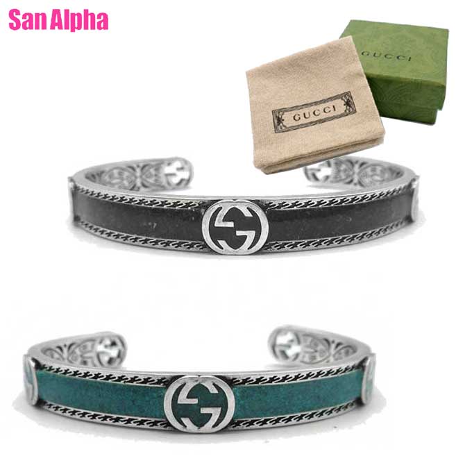楽天市場】GUCCI グッチ インターロッキングGバングルブレスレット