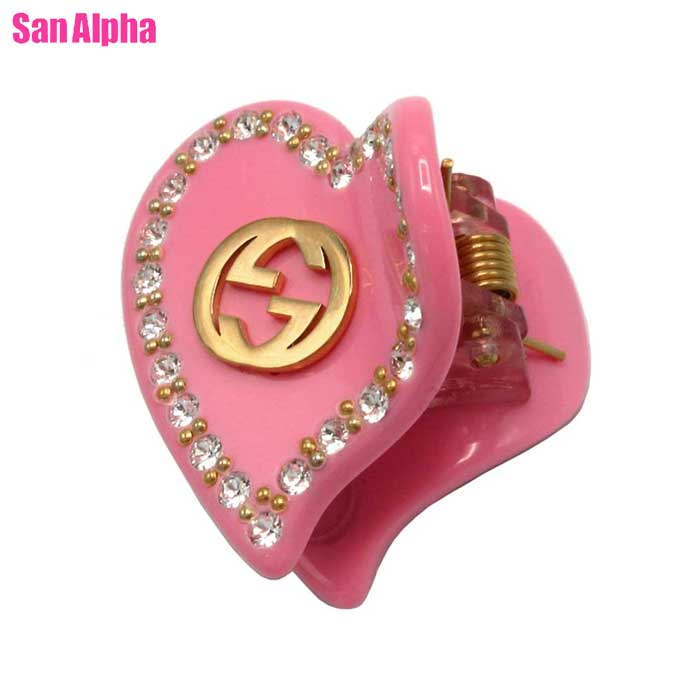 楽天市場】GUCCI グッチ Cyrstal GUCCI Hair Clip ヘアクリップ ヘア