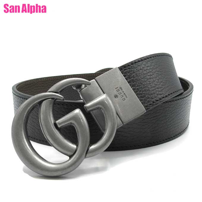 楽天市場】グッチ ベルト GUCCI GGマーモント ダブルG Gバックル