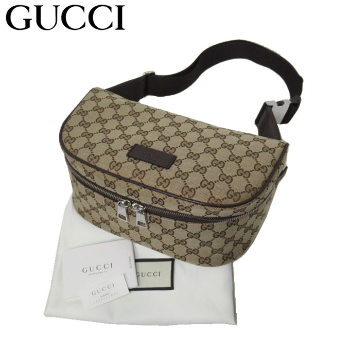 楽天市場 1000円offクーポン配布中 グッチ アウトレット Gucci ショルダーバッグ キャンバス ウエストポーチ ボディバッグ Gg柄 ベージュ系 ダークブラウン系 レディース メンズ 母の日 ギフト Sanalpha サンアルファ