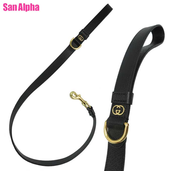 新品 未使用 訳ありGUCCI ペット用 インターロッキングG レザー リード 新品 未使用 訳ありGUCCI ペット用 インターロッキングG レザー