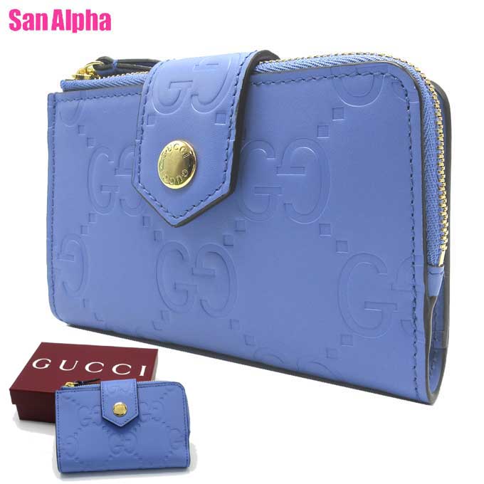 茶々小銭入未使用 良品 グッチ レザー GGロゴプレート 長財布② 楽天市場】GUCCI グッチ レディースエンボスGGロゴレザーL字