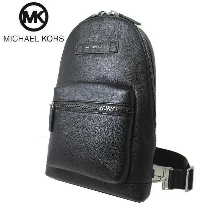 楽天市場 マイケルコース アウトレット Michael Kors ショルダーバッグ 37u9lcrc8l レザー ロゴ ボディーバッグ Cooper Slngpk Black メンズ 母の日 ギフト Sanalpha サンアルファ