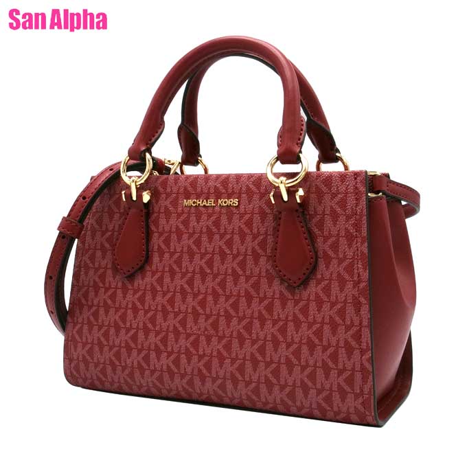【10%OFFクーポン】マイケルコース バッグ ショルダーバッグ MICHAEL KORS MARILYN MK シグネチャー ロゴ スモール クロスボディ 2WAY 斜め掛け 35F5G6AM1V CHERRY (チェリー) アウトレット レディース 送料無料