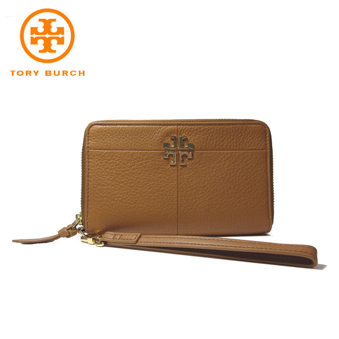 【1000円OFFクーポン】トリーバーチ 財布 スマホケース TORY BURCH IVY スマートフォンケース フォンウォレット 44734 1017 209 (ブラウン系) アウトレット レディース 送料無料