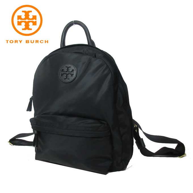 トリーバーチ アウトレット プラダ Tory Burch ショルダーバッグ 最安値 Burch ナイロン バックパック リュック Ella Backpack Black 001 ブラック Rcp 楽天カード分割 レディース Sanalpha サンアルファ 14時まで即日発送 日曜定休日