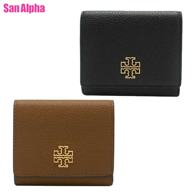【1000円OFFクーポン4/10 01:59迄】トリーバーチ 財布 三つ折り財布 TORY BURCH ブリテン レザー コンパクト ウォレット ミニ財布 159431 1024 アウトレット レディース 送料無料