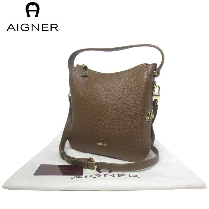 美しい アイグナー Aigner Sanalpha サンアルファ B ドイツの高級ファッションブランド ラッピング対応 12時まで即日発送 日 除く B ショルダーバッグ ポシェット ブティック ギフト Aigner レディースバッグ 期間限定ポイント10倍 Bison