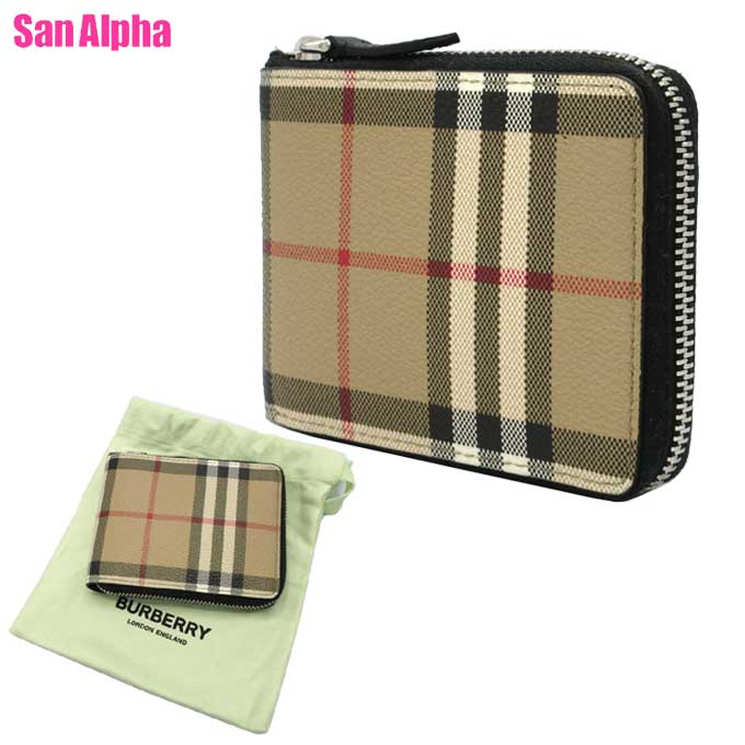 ✨美品✨バーバリー 二つ折り財布 ロンドンチェック 付属品完備 Burberry バーバリー チェック 財布 二つ折り