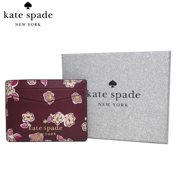 【楽天市場】 ギフトBOX付!! ケイトスペード カードケース kate spade サフィアーノPVC ティンセル ボックスド スモール