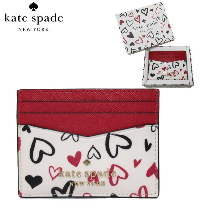 【楽天市場】 ギフトBOX付!! ケイトスペード カードケース kate spade ステイシー PVC ボックスド スモール カードホルダー
