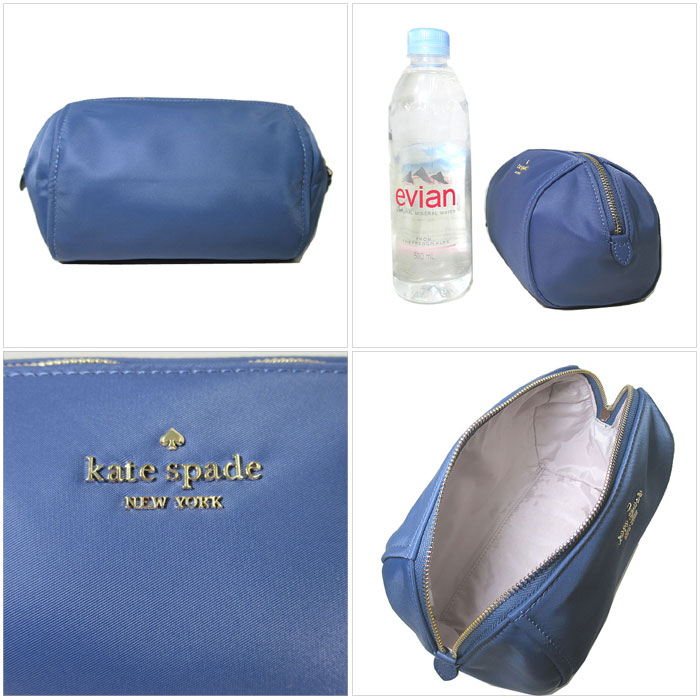 本物保証】 ケイトスペード ポーチ kate spade チェルシー ナイロン ミディアム コスメポーチ WLR00618 404 ブルー系  アウトレット レディース 送料無料 www.alantaylor.com.au