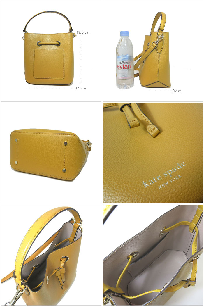 la-marca: Drawstring purse 2WAY Small bucket bag / shoulder / pochette tuscansun(722): with the ...