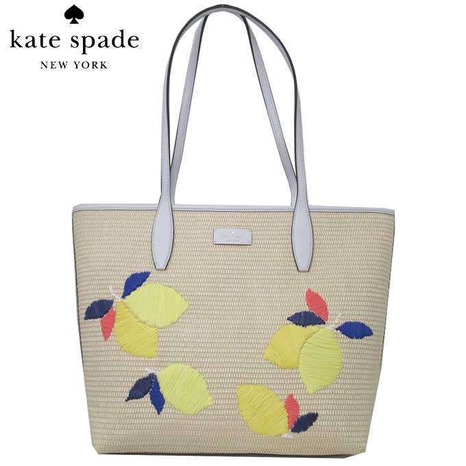 楽天市場 ケイトスペード アウトレット Kate Spade トートバッグ Wkru6715 974 ストロー レモンゼスト ラージ トート Large Tote Ash Straw Lemon Zest Multi 974 マルチカラー レディース ギフト Sanalpha サンアルファ