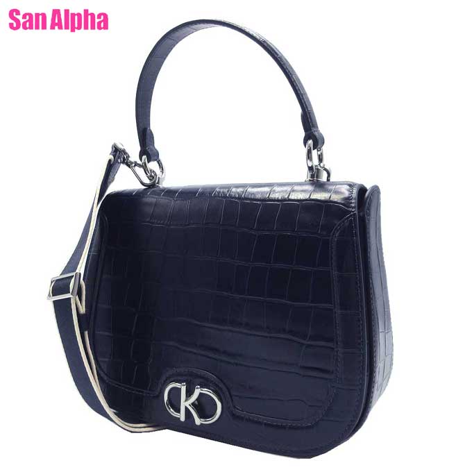 【1000円OFFクーポン4/10 01:59迄】ケイトスペード バッグ ショルダーバッグ kate spade NEW YORK KYLA レザー クロコ調 サドルバッグ 2WAY 斜め掛け KF524 960 (ブレザーブルーマルチ) アウトレット レディース 送料無料