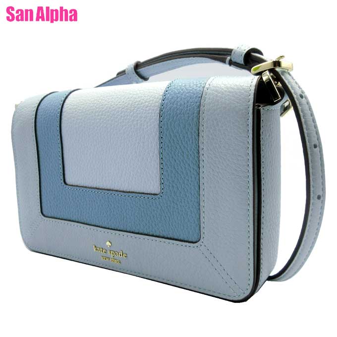【10%OFFクーポン】ケイトスペード バッグ ショルダーバッグ kate spade LENA レザー スモール クロスボディ 斜め掛け KK149 403 (ブルーマルチ) アウトレット レディース 送料無料
