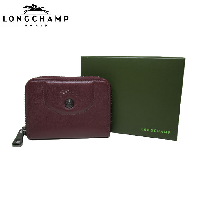 1000円offクーポン配布中 財布 ケース ジップ ロンシャン 757 E78 Longchamp 757 E78 レザー ロゴ ラウンドファスナー ジップ カードケース Branpy ワインレッド系 メンズ 母の日 ギフト Sanalpha サンアルファ B 世界中で愛されるロンシャン