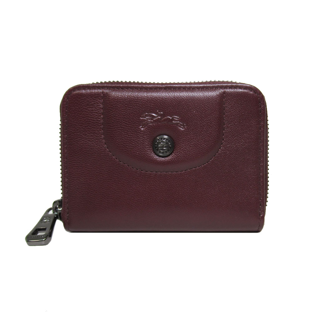 1000円offクーポン配布中 財布 ケース ジップ ロンシャン 757 E78 Longchamp 757 E78 レザー ロゴ ラウンドファスナー ジップ カードケース Branpy ワインレッド系 メンズ 母の日 ギフト Sanalpha サンアルファ B 世界中で愛されるロンシャン