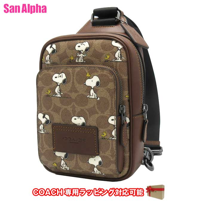 楽天市場】コーチ スヌーピー COACH バッグ ボディバッグ メンズ