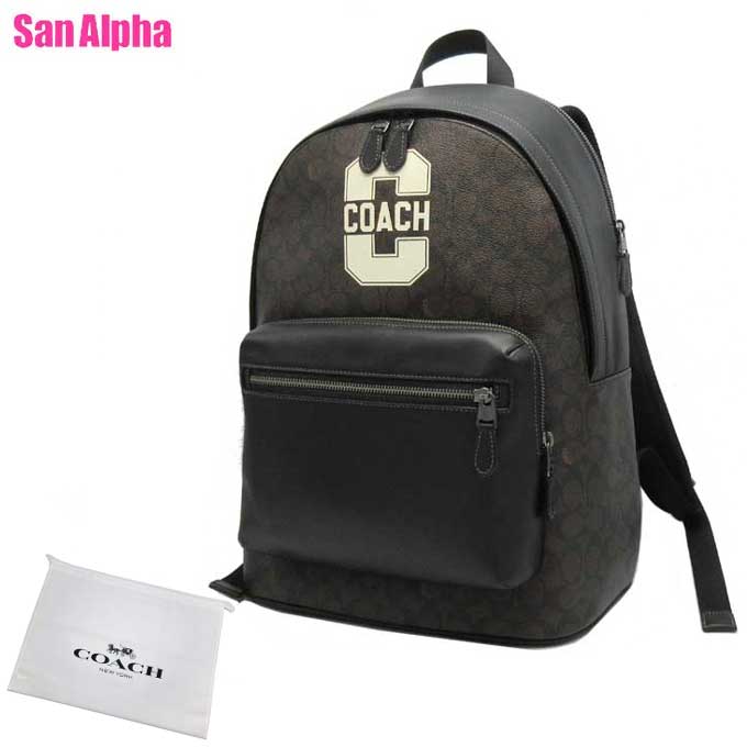【10%OFFクーポン】コーチ バッグ リュック COACH VARSITY シグネチャー ウエスト バックパック 肩掛け A4対応 CCF67 QBWAN (ウォールナットマルチ) アウトレット メンズ 送料無料【ラッピング対象外】