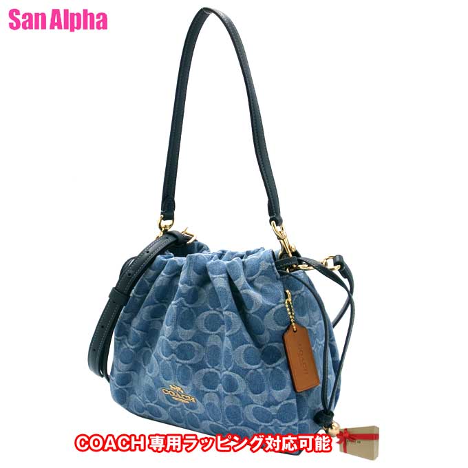 【1000円OFFクーポン券】コーチ職 御徒面子 ショルダーバッグ COACH FAYE ジーンズ 書き判 ドローストリングバッグ 2印字機肩先付き添い人 2WAY 曲がった掛け CDB94 IMTYV (インディゴ) 逃げ口 レディース 貨物輸送無料