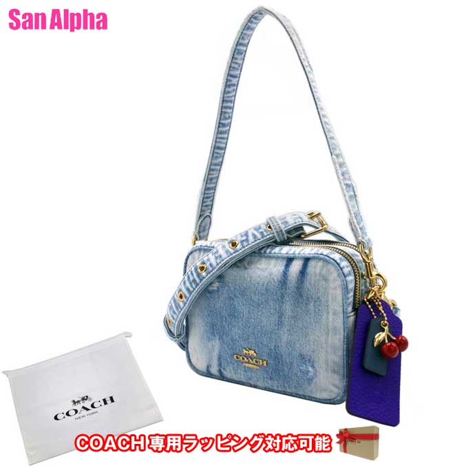 【1000円OFFクーポン券】COACH コーチ職 御徒面子 ショルダーバッグ レディース CAREY 持ちはこび ジーンズ ヴィンテージ製作 ミニ クロスボディバッグ 引きつける 引き船付き添い人 2WAY 肩がけ 曲がったがけ CEK75 IMNIM ライトインディゴ 逃げ口
