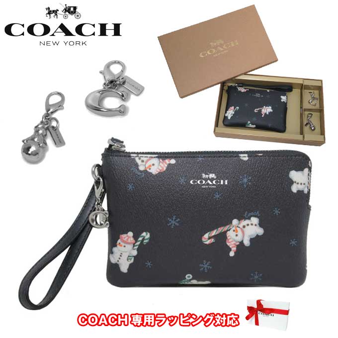 楽天市場】【ギフトBOX付!!3点セット】 コーチ ポーチ チャーム COACH