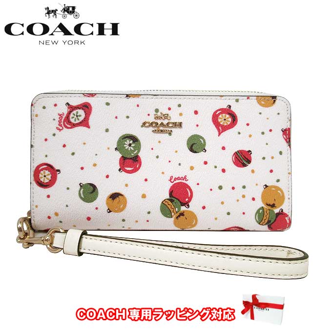 楽天市場】コーチ COACH 財布 レディース 長財布 チェリー