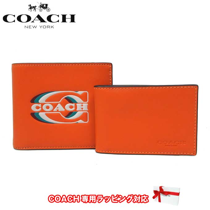 楽天市場】コーチ 財布 二つ折り財布(小銭入れなし) COACH スタンプ