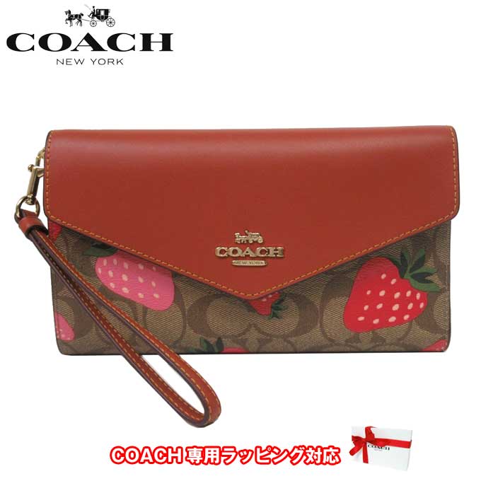 楽天市場】コーチ COACH 三つ折り財布 CU473 イチゴ レディース