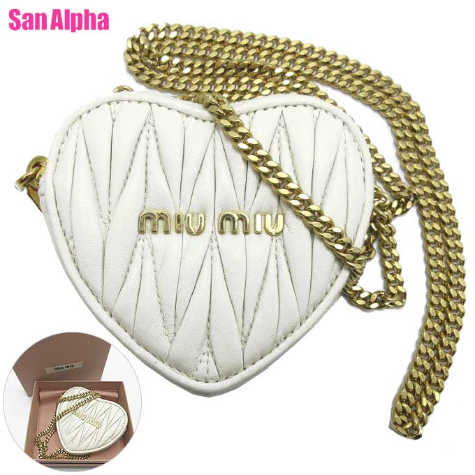 楽天市場】ミュウミュウ MIUMIU ポーチ リストレット レディース