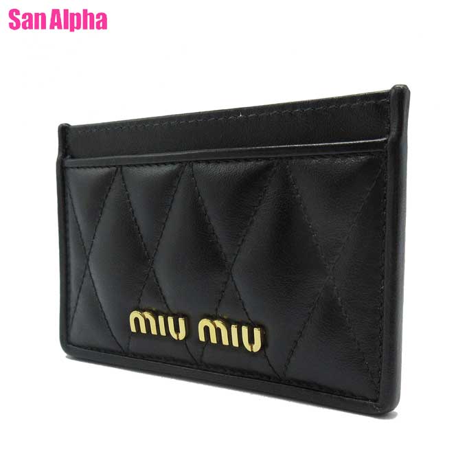 miu miu ブラック キルティング 名刺 楽天市場】MIUMIU ミュウミュウ カードホルダー 5MC016 N88 レディース
