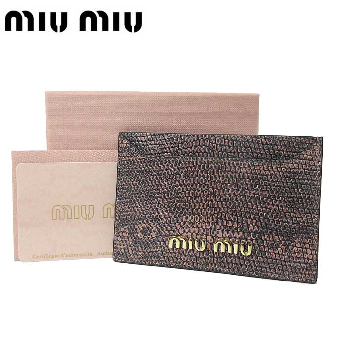 楽天市場】【10%OFF 11/21 09:59迄】ミュウミュウ MIU MIU カード