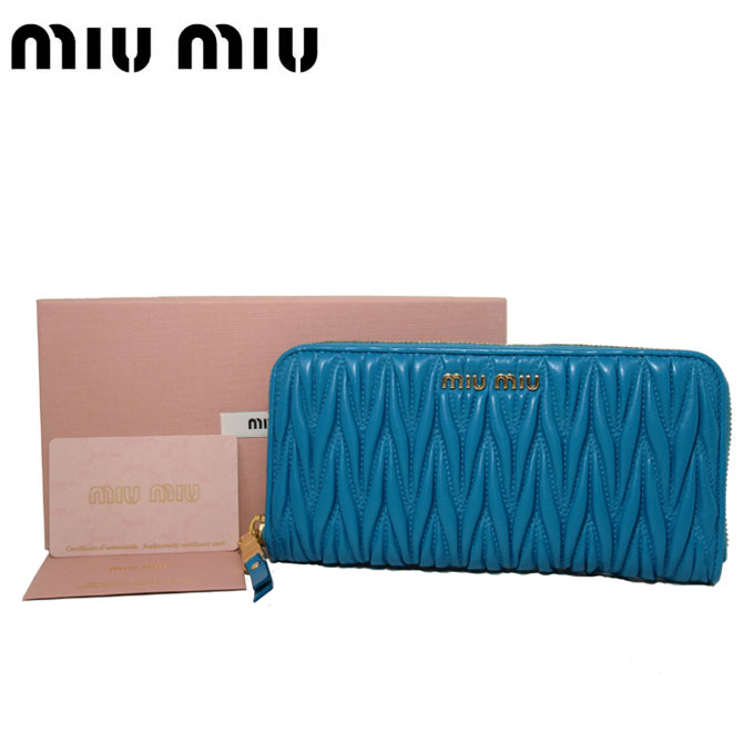 人気商品は ミュウミュウ ファスナー長財布 5ml506 Voyage ファッション小物 Imizu Weblike Jp