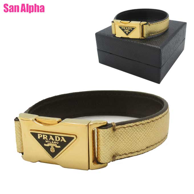 楽天市場】PRADA プラダ ブレスレット 1IB350 038 メンズ ナッパレザー