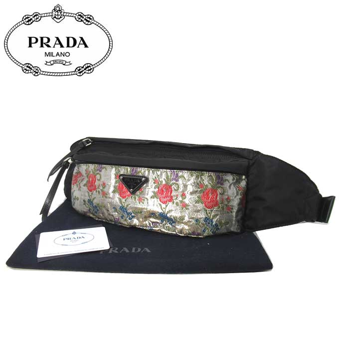 プラダ ショルダーバッグ Prada ナイロン ウエストポーチ 最先端商品 ボディーバッグ 1000円off クーポン配布中 Prada ナイロン 人気ブランドのpradaはプレゼントにおすすめ ラッピング対応 12時まで即日発送 日 除く 刺繍 レディース