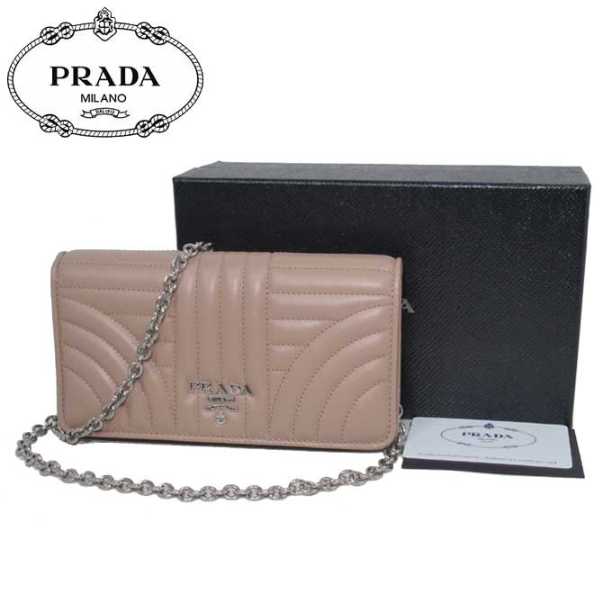 楽天市場】プラダ 財布 長財布 PRADA マトラッセ風 ナッパレザー 