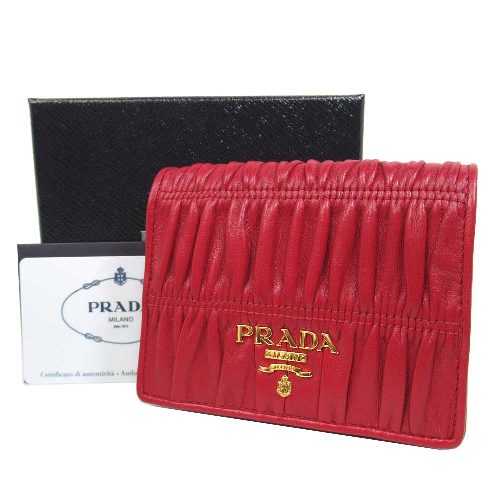 驚きの値段 楽天市場 決算 Sale プラダ アウトレット Prada 財布 1mv4 ナッパレザー マトラッセ風 二つ折り財布 Nappa Gaufre 1 Fuoco 1 レディース 母の日 ギフト Sanalpha サンアルファ 最安値挑戦 Www Consulacam Marseille Fr