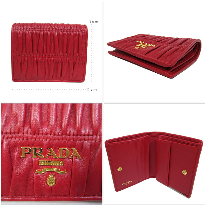 驚きの値段 楽天市場 決算 Sale プラダ アウトレット Prada 財布 1mv4 ナッパレザー マトラッセ風 二つ折り財布 Nappa Gaufre 1 Fuoco 1 レディース 母の日 ギフト Sanalpha サンアルファ 最安値挑戦 Www Consulacam Marseille Fr