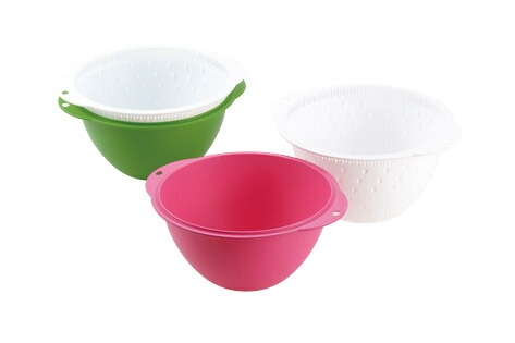 楽天市場 野菜洗浄ザル ボールセット スッキリ 大 Bn 245 ピンク グリーン 22cm キッチン 米とぎ 便利 かわいい カラフル ボウル 敬老の日 ハロウィン ギフトショップのパレット