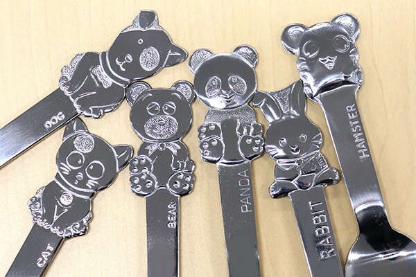 楽天市場 アニマル ランチフォーク イヌ ネコ クマ ウサギ ハムスター パンダ オールステンレス 清潔 動物 キャラクター お子様ランチ キッズ レトロ 喫茶店 シャンシャン カトラリー 洋食器 食洗器対応 日本製 メール便対応 敬老の日 ハロウィン ギフトショップ