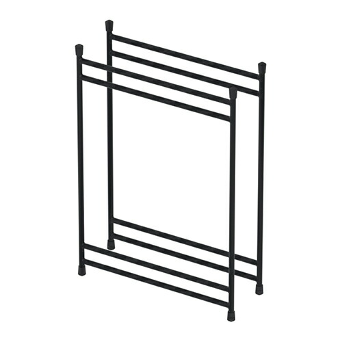 楽天市場 Lalpha アイアンシェルフ ノーマル ブラック G 001bk ラック スチール 鉄 机 テーブル コンパクト アウトドア キャンプ 野外 黒 ラルファ 燕市 日本製 敬老の日 ハロウィン ギフトショップのパレット