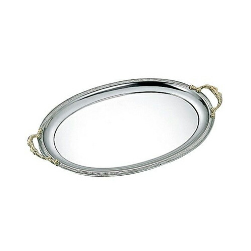 楽天市場】18-0ステンレス ティファニー角トレー (MR-263) 28×18cm