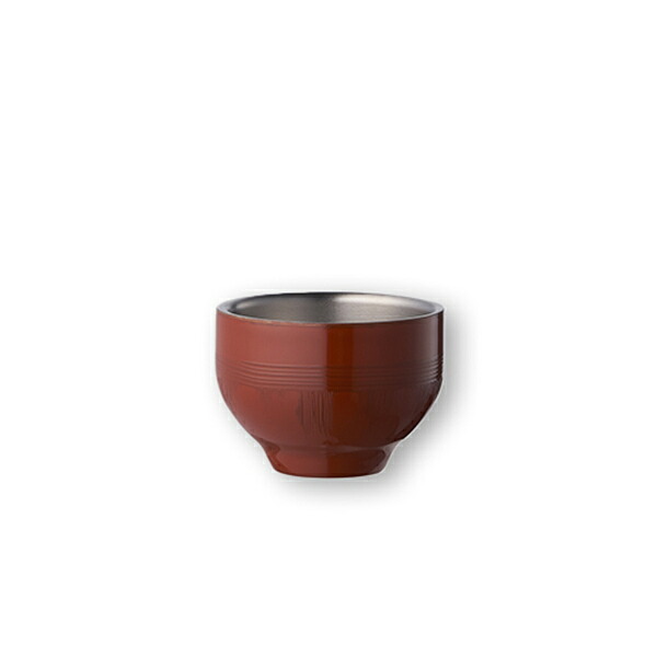 漆磨 日の和 hinowa 二重構造 ぐい?み(ART-HI010)ステンレス 漆 酒器 二重構造 山中漆器 卓上 和モダン おもてなし 粋 おしゃれ 朱色 SHI-MOA アルチザン【日本製】｜キッチン雑貨のパレット燕三条本店