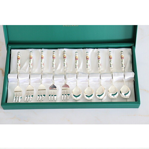 楽天市場】ミントン ハドンホール ティースプーン ケーキフォーク 10PC