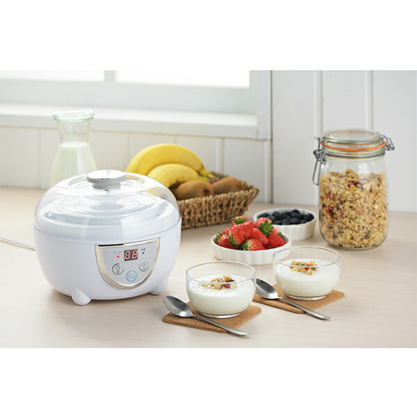 ヨーグルト＆甘酒メーカー (YT-104) 自家製 生活習慣 健康 発酵食品 米麹 塩麹 こうじ タイマー式 800ml ヨーグルトメーカー 調理家電 保温 ギフト 手作り 100ml 甘酒 小分け 大容量 シンプル