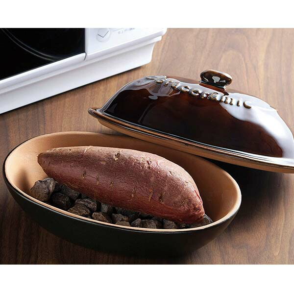 楽天市場】グレイスラミック 陶製 焼きいも器 GC-04 ｜ 電子レンジ専用