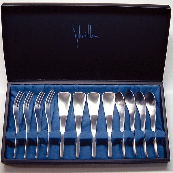 楽天市場】シビラ サンタナ21PCS(SZ-05S)洋食器 カトラリーセット