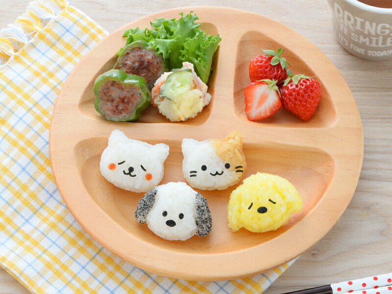 迅速な対応で商品をお届け致します 動物おにぎり型 4p うさぎ さかな パンダ ひよこ Ar 4p Shipsctc Org