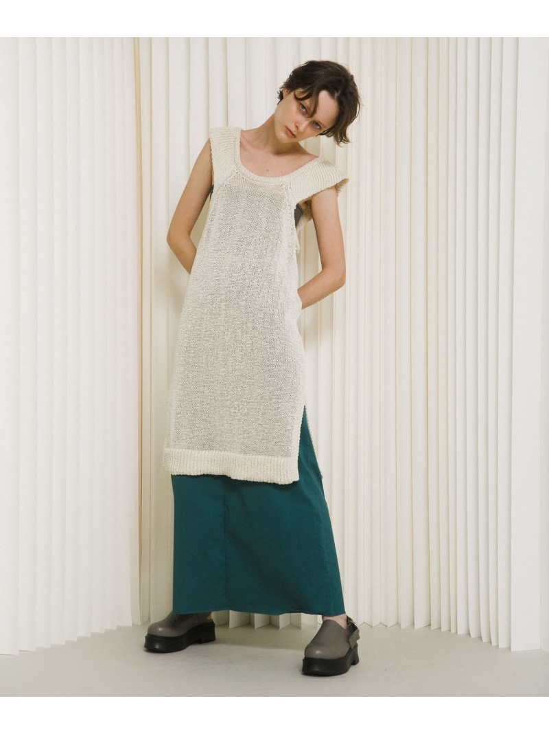 sleek long skirt LAATO ラート スカート その他のスカート グレー ブラック グリーン【送料無料】[ Fashion]